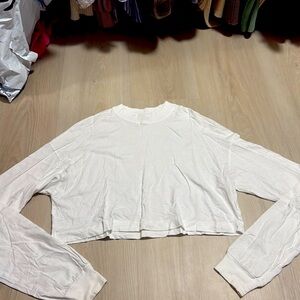 Alo yoga cropped long sleeve top